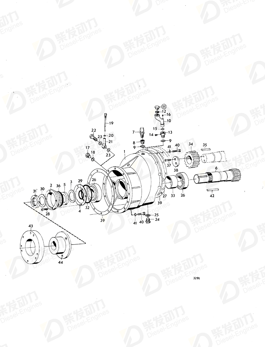 VOLVO O-ring 960173 Drawing